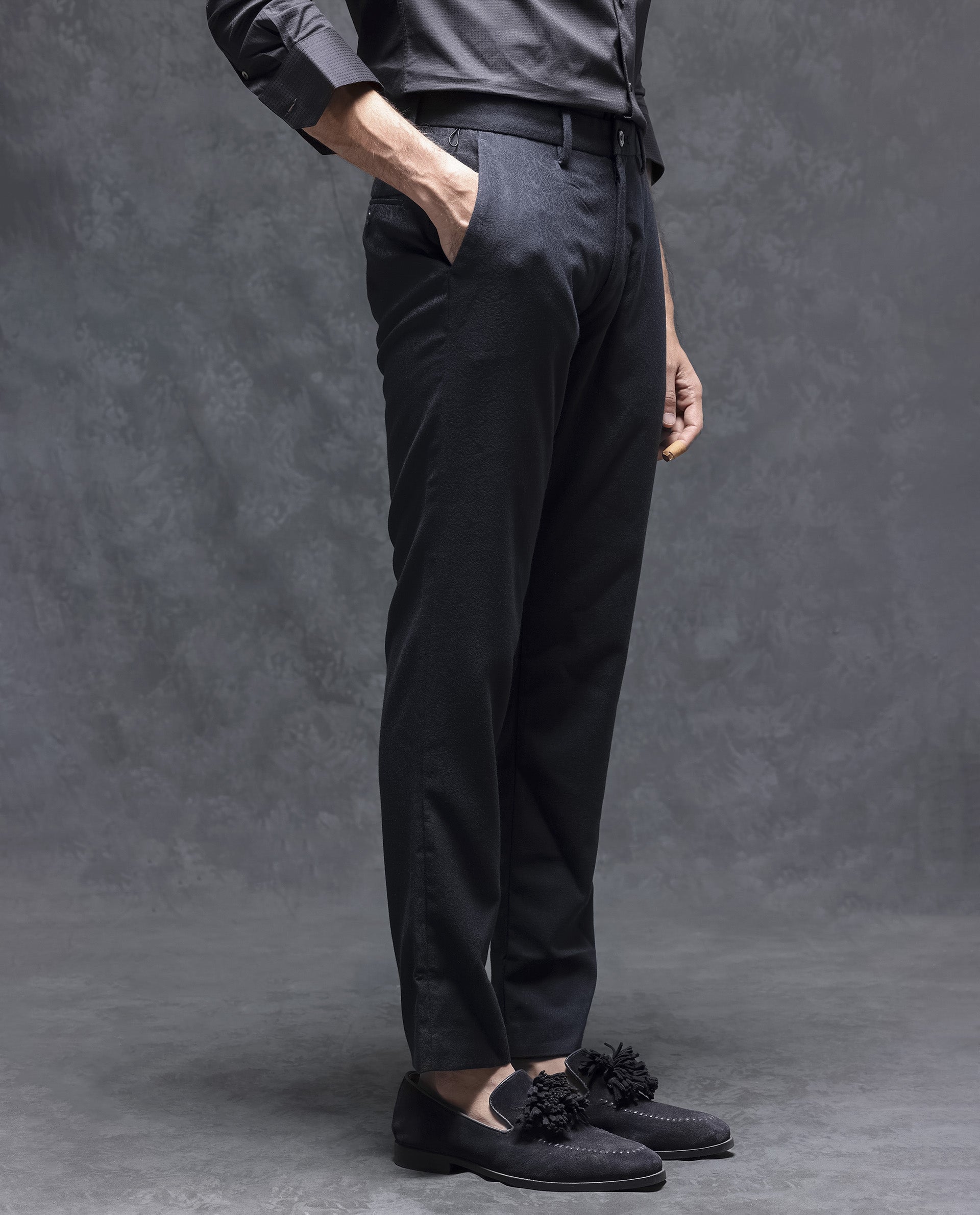 Buy Rare Rabbit Olive Regular Fit Flat Front Trousers for Men Online @ Tata  CLiQ